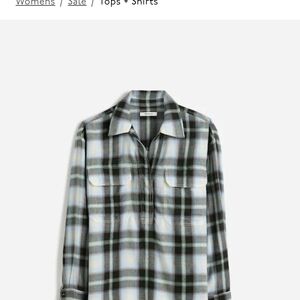 Madewell Popover Shirt in Plaid